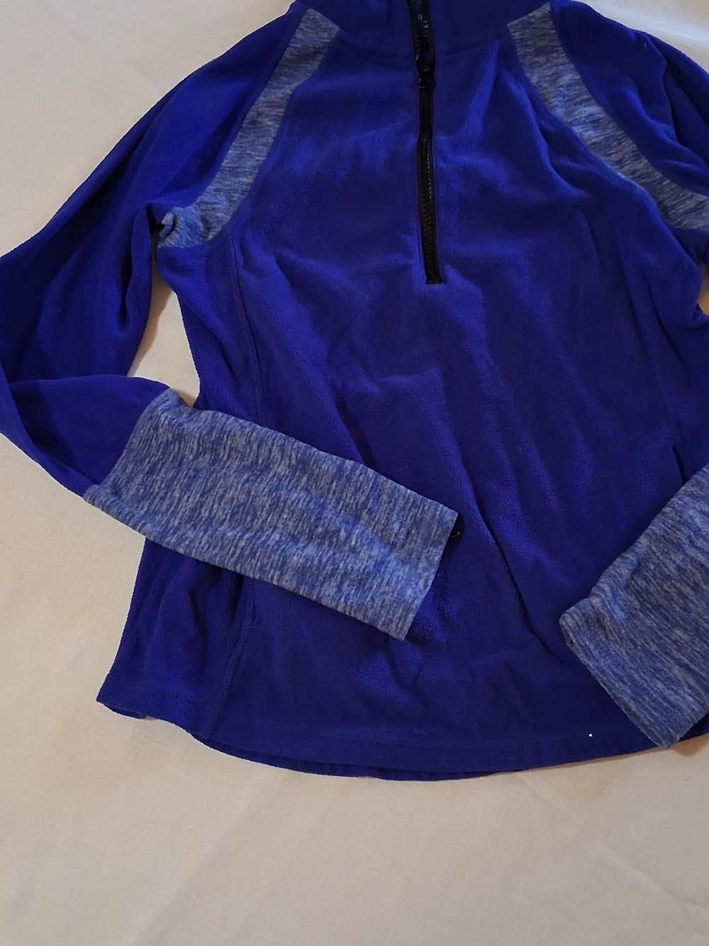 Kids Blue Half-Zip Pullover Sweatshirt M 260887